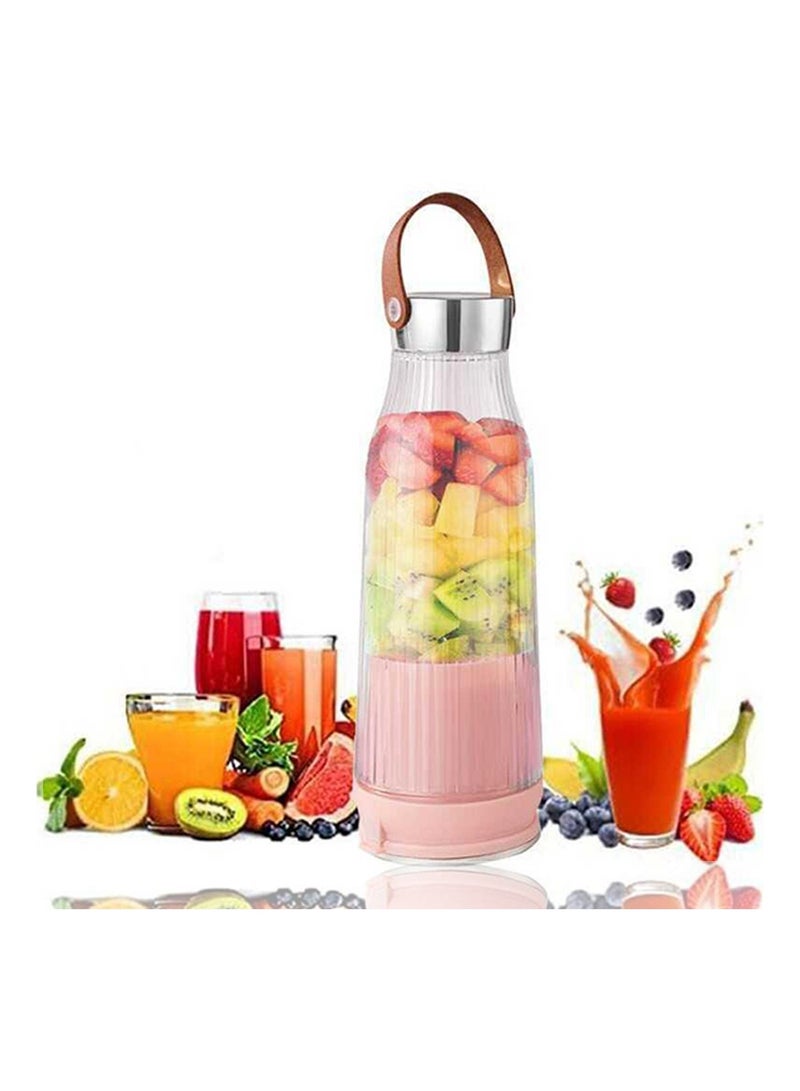 Arabayt Juice Blender Plastic Citrus Juicer USB Rechargeable Fruit Shake Cup Home Portable Electric Juicer Multifunctional Mini Blender for Shakes and Smoothies Birthday Gift Outdoor - Image 1